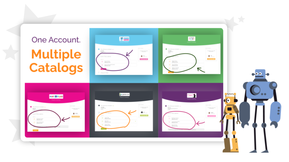 Multiple Catalogs and Booking Forms